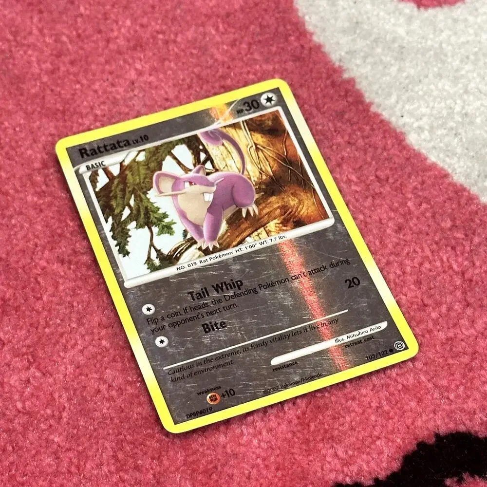 Rattata Reverse Holo #103 – Pokémon Secret Wonders – As Pictured